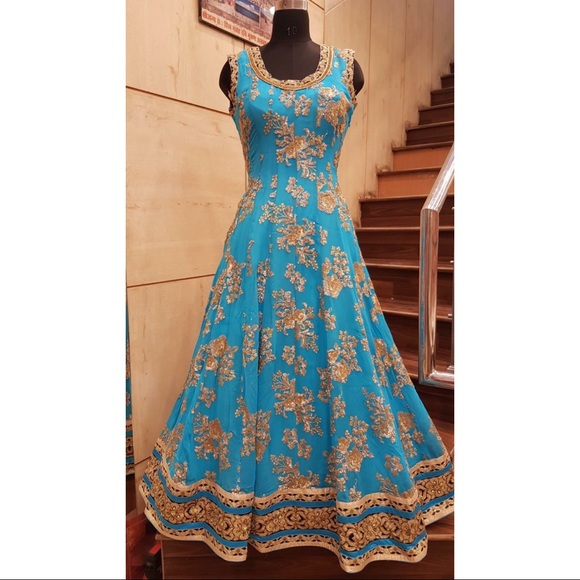 Dresses & Skirts - Blue Indian outfit Anarkali